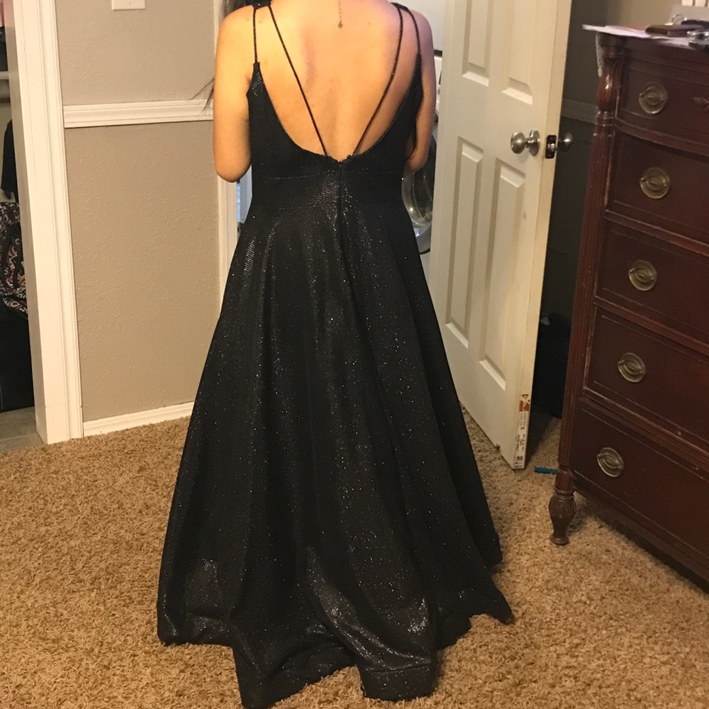 Beautiful black prom dress. Size 12